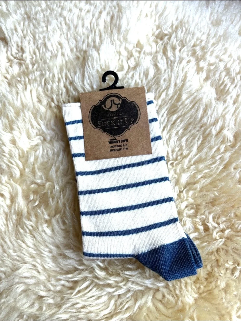 NWT Striped Cotton Socks
